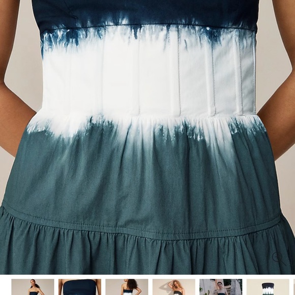 Strapless J Crew Dip Dye Dress - Picture 8 of 8